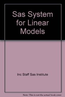 SAS SYSTEM FOR LINEAR MODELS von INC STAFF SAS INSTITUTE... | Buch | Zustand gut