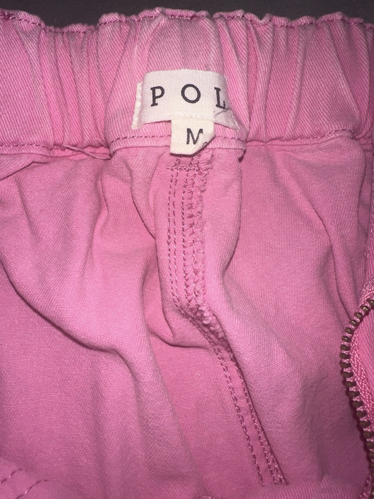 POL Crochet Lace Patchwork Distressed Drawstring … - image 7