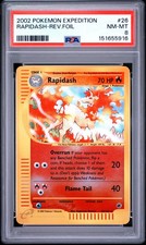 2002 PSA 8 Rapidash 026/165 Expedition Base Set Reverse Holo LOW POP