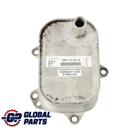 Audi A4 B8 Öl Kühler Kühl Einheit 2.0 TDI Diesel Motor 03N117021A