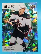 2023-24 Upper Deck Allure Clayton Keller Green Rainbow /99 Utah Mammoth