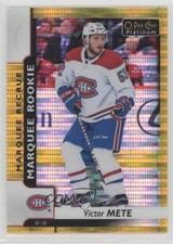 2017 O-Pee-Chee Platinum Marquee Rookies Seismic Gold 8/50 Victor Mete #153 2d8