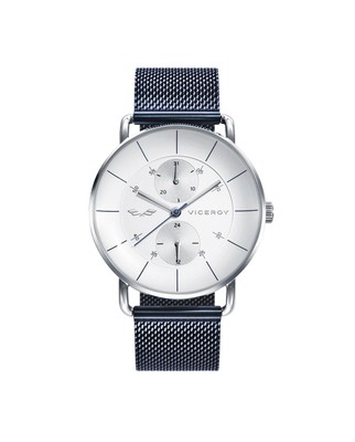 Viceroy Men's Watch 42365-06 Antonio Banderas Dark Blue Steel Mesh