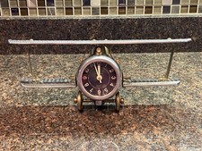 Pendulux Aviator Biplane Desk Clock