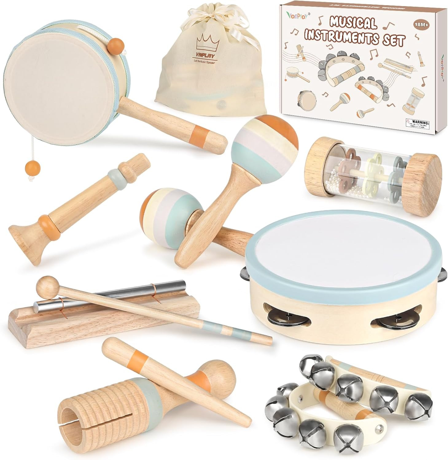 Kids Musical Instruments Baby Musical Instrument Toddler Toys Wooden Toys Baby M