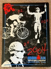 KONA HAWAII WORLD CHAMPIONSHIP IRONMAN TRIATHLON POSTER 2004