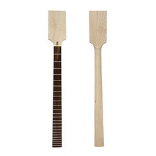 Cuello de guitarra eléctrica barítono 24 trastes 30 pulgadas madera de arce cabeza de palisandro