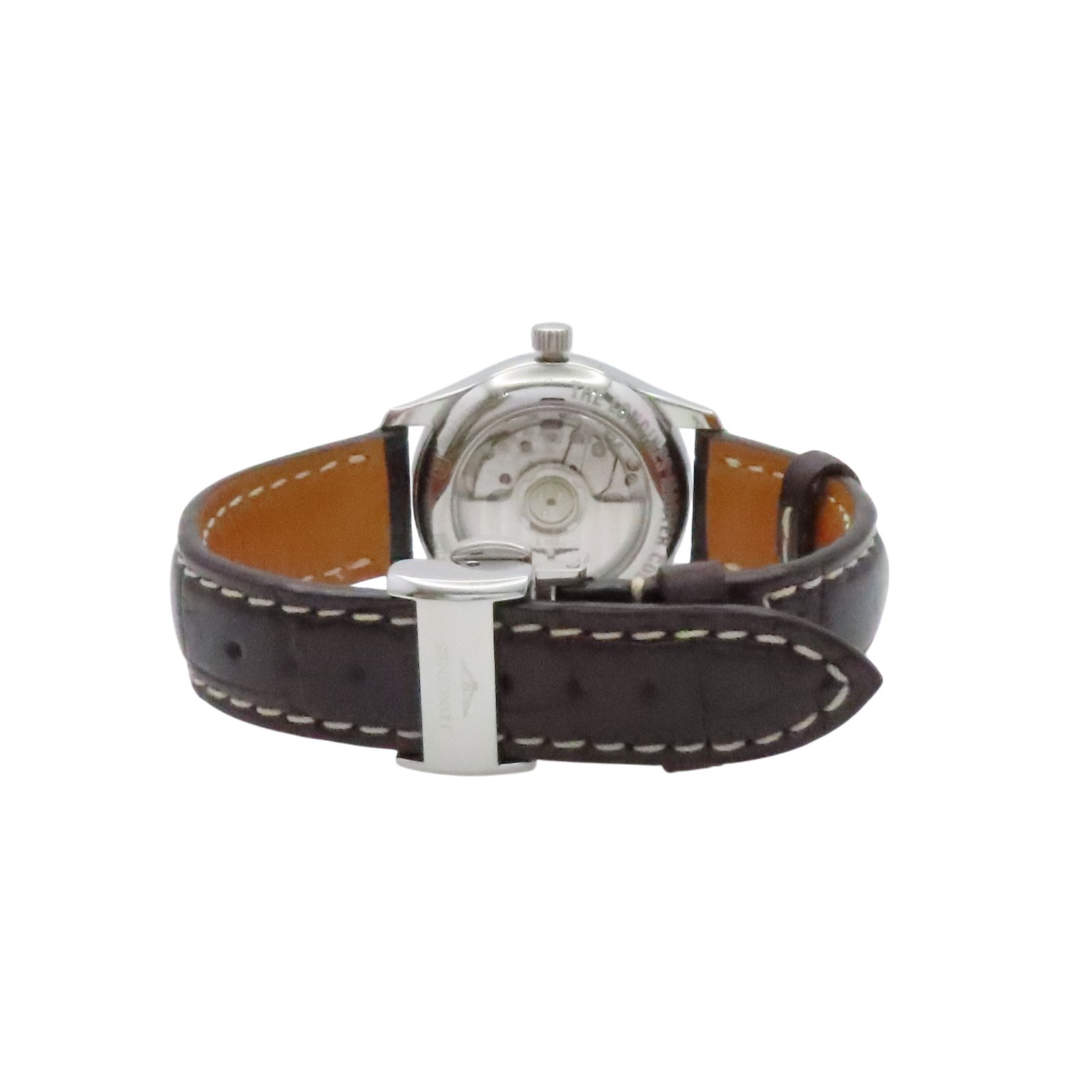 LONGINES Master Collection Watch White Dial Black Leather Strap L2.257.4.78.3 image 3