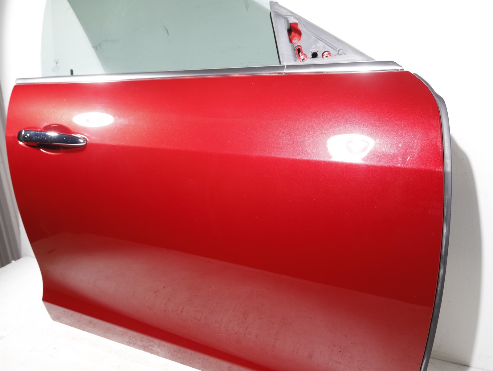 14-20 Maserati Ghibli Front Right Passenger Side COMPLETE Door Shell Rosso OEM