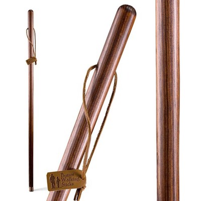 Handcrafted Wood Walking Stick, Pine, Trekker Style Handle, for Men & Women, ...