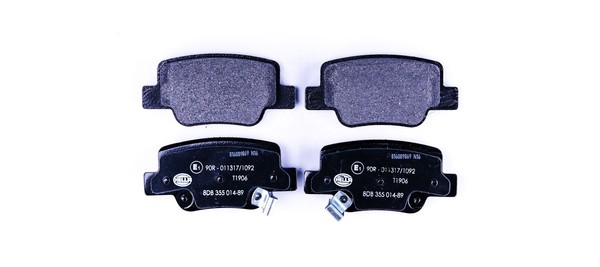 Hinterachse Hella 8DB 355 014-891 Bremsbelagsatz, Scheibenbremse FüR Toyota-image