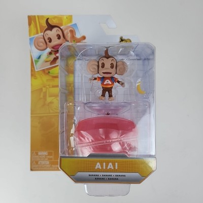 Jakks Pacific Super Monkey Ball AiAi Action Figure Brand New w/ Banana Sega Toy