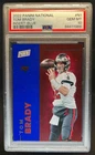 2022 Panini National Convention Silver Packs Tom Brady Blue #/50 PSA 10