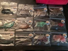 Assorted Custom  Bass Plastic Baits.