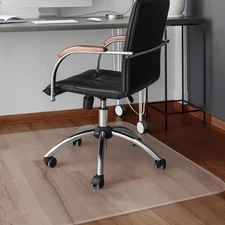 Goplus 47"x59" PVC Chair Floor Mat Home Office Protector For Hard Wood Floors