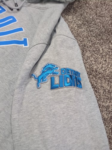 Felpa con cappuccio Pro Standard Detroit Lions taglia 2XL-3XL logo rialzato - Foto 9 di 12