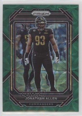 2022 Panini Prizm Green Scope Prizm 11/75 Jonathan Allen #297 10kw