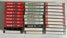 Lot Of 30 Maxell Cassette Tapes Used  Normal Bias