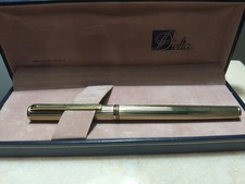 Penna stilografica vintage Delta Argento Massiccio 925 1 CE Lam Oro  Anni 80/90