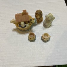 Noah s Ark Minature Tea Set 10 Pieces