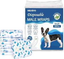 Wegwerf Hundewindeln R&uuml;de S 50 Super Saugkraft N&auml;sseindikator 4 Gr&ouml;&szlig;en
