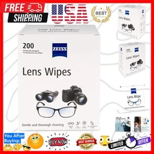 Pre-Moistened Lens Cleaning Wipes, 200 Count