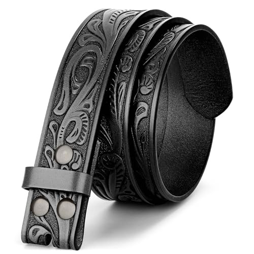 Western Leather Belt Strap for Men Women Cowboy for Wasit 34