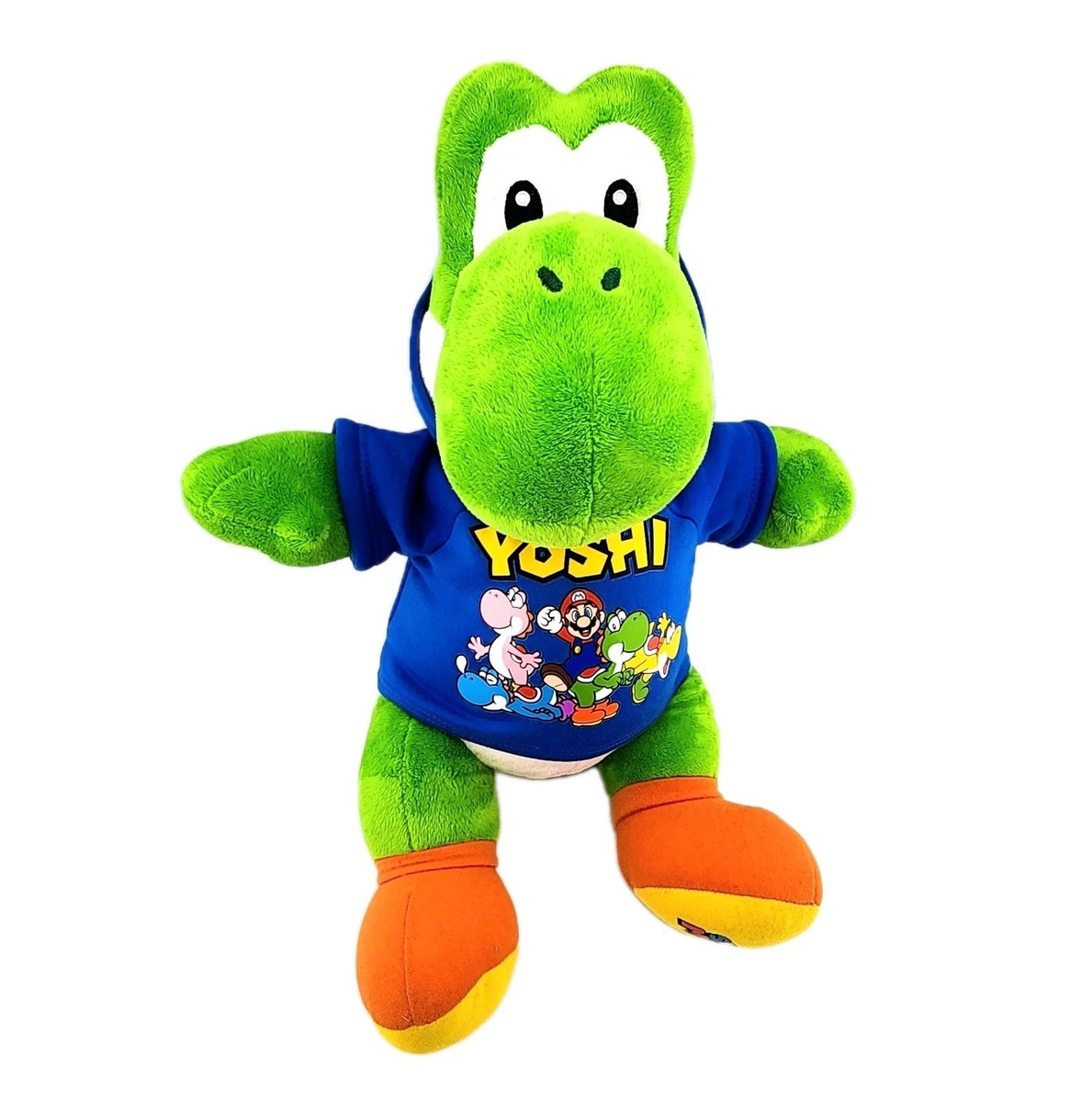 YOSHI Build A Bear NINTENDO SUPER MARIO w/ YOSHI HOODIE Stuffed