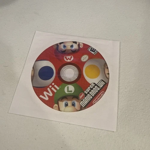 New Super Mario Bros. Wii (Nintendo Wii, 2009) DISC ONLY, TESTED Working