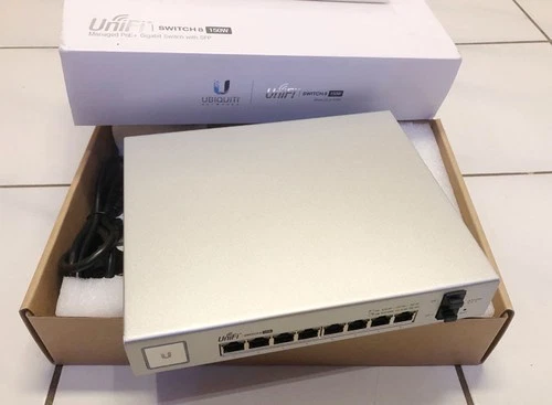 Ubiquiti UniFi Switch US-8-150W, 8 Ports, PoE+, 150W, verwaltbar,OVP, NP 450 EUR