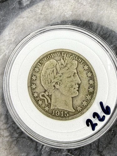 1915-S Barber Half Dollar #226