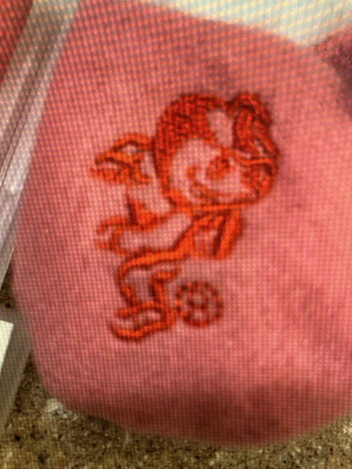 俄亥俄州立大学七叶树 NCAA 女宝宝粉色拖鞋 - 全新带标签 — 第 3/4 张图片