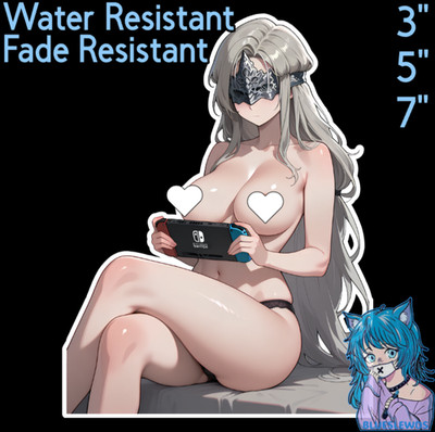 Dark Souls Fire Keeper Switch 3'' / 5'' / 7'' Waifu Lewd Anime Laptop Car Sticker