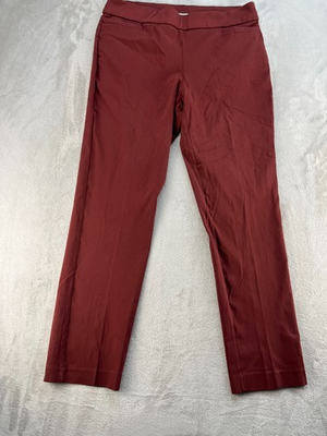 #ad Vintage Briggs Pull On Elastic Waist Pants Size 14 Stretch Pockets Preppy $16.00