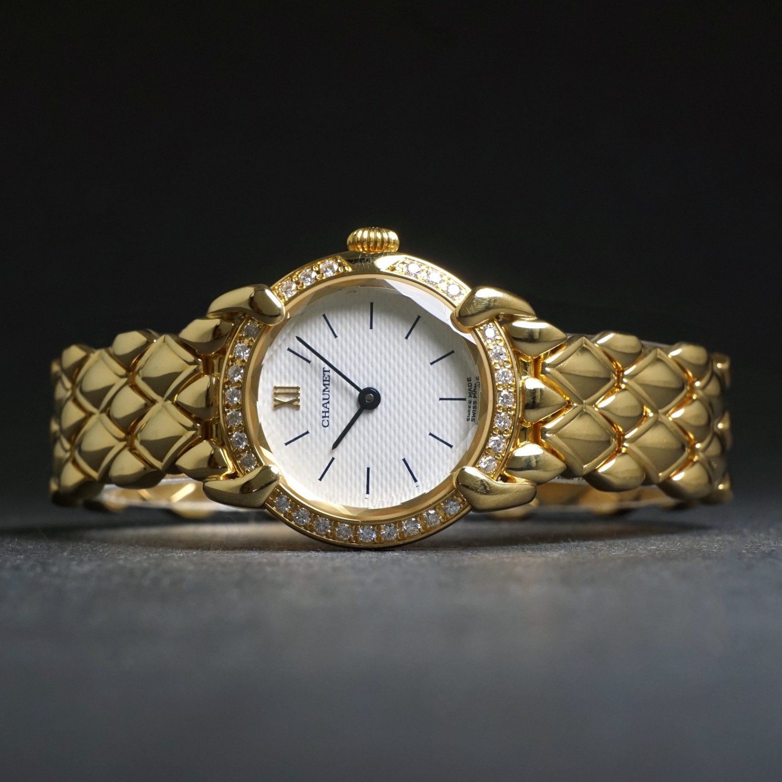 Stunning Chaumet Elysses Solid 18K Yellow Gold & … - image 4