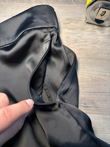 NWT The Limited Plus 4x Satin Wide Leg Pull On Pant Modern Pockets Elastic Waist - Picture 9 of 12
