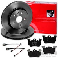Brembo Bremsscheiben 358Mm + BelÄGe Hinten Passend FüR Porsche Cayenne 955 / 9PA