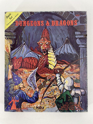 Dungeons and Dragons Basic Set 1979 with dice 6th Print TSR 1001