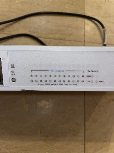3Com 3C16411 SuperStack 3 Baseline 10/100 Hub Dual Speed Hub 24-Port - Photo 3/9
