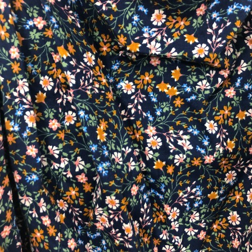 Old Navy Womens Plus 4X Sleeveless High Neck Blue Ditsy Floral Knee Length Dress - Picture 5 of 12