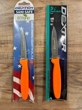 Dexter Russell Sani-Safe 3 1/2" Orange Kitchen Paring Knife..Pick Blade Style