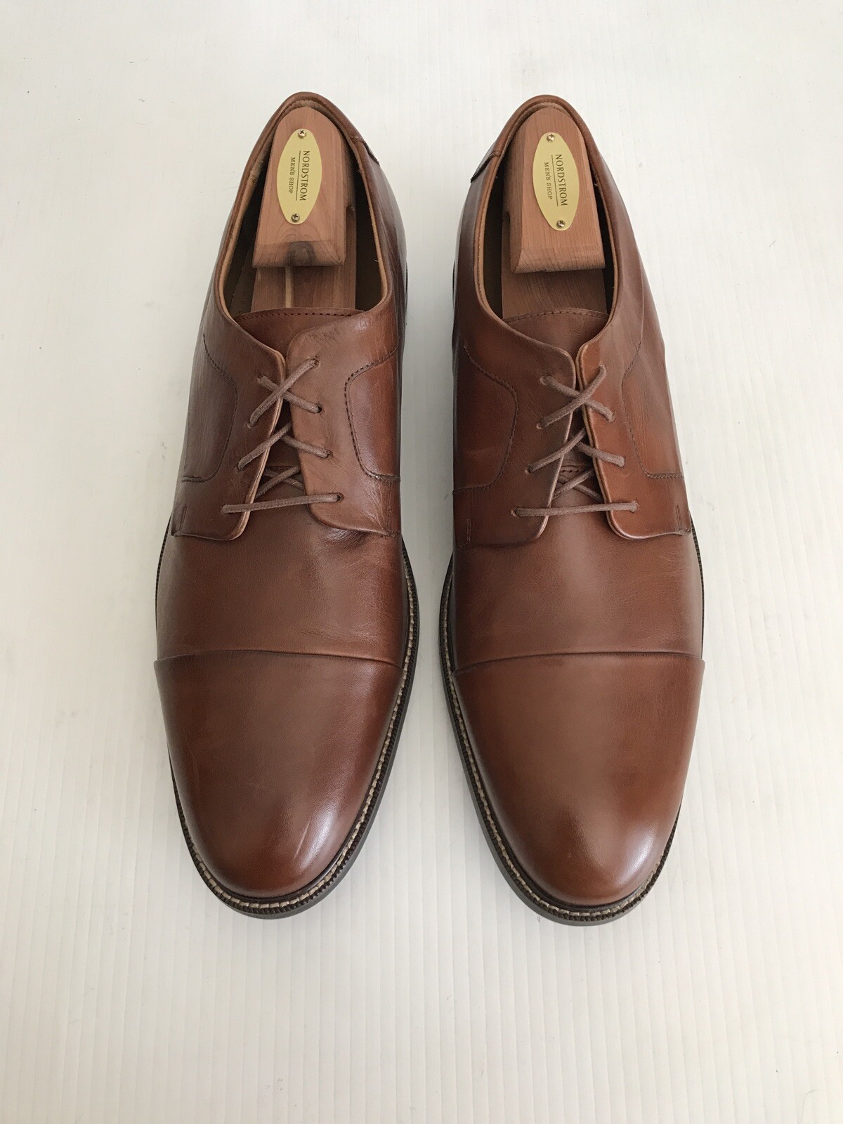 SAOLA Cole Haan Warren Cap Toe Derby C20153 British Tan Taglia 11 W (B27)