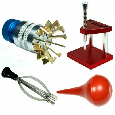Watch Crystal & Hand Tool Kit - Crystal Remover / Fitter + Hand Puller & Fitter