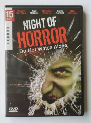 15 Films Night Of Horror DVD Video Do Not Watch Alone Boris Karloff Karl Malden 