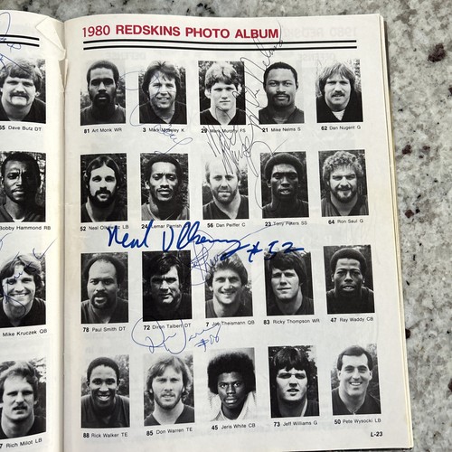 Vintage Program W Player Autographs Oct. 19, 1980 Redskins vs Cardinals RFK NM - Picture 5 of 12