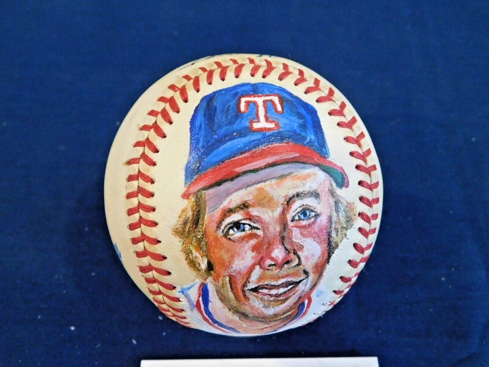 Buddy Bell Firmado Pintado a Mano ONL Lee MacPhail Béisbol Certificado de Autenticidad JSA Foto 2 de 4