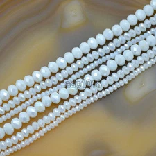 Top Quality Czech Crystal Faceted Rondelle Beads