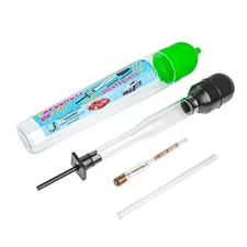 HYDROMETER FOR ELECTROLYTE + DEVICE FOR COLLECTING LIQUID WITH A GLASS PIPETTE