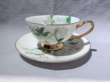 Porcelain Tea Cup and Saucer, Bone China