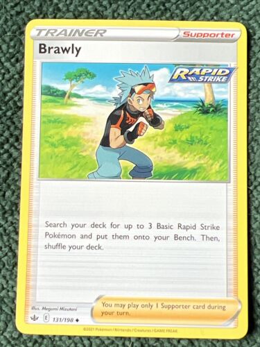 Brawly - 131/198 - Uncommon - Chilling Reign - POKEMON - Near Mint/Mint - Picture 1 of 1
